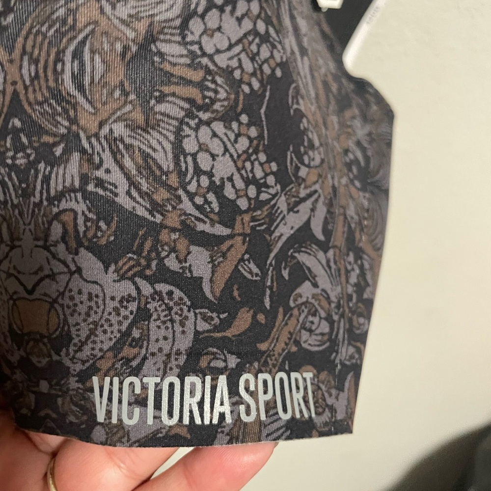 NWT Victoria Secret Sport Bra Medium Pattern Paisley Floral 32DD - Picture 7 of 10